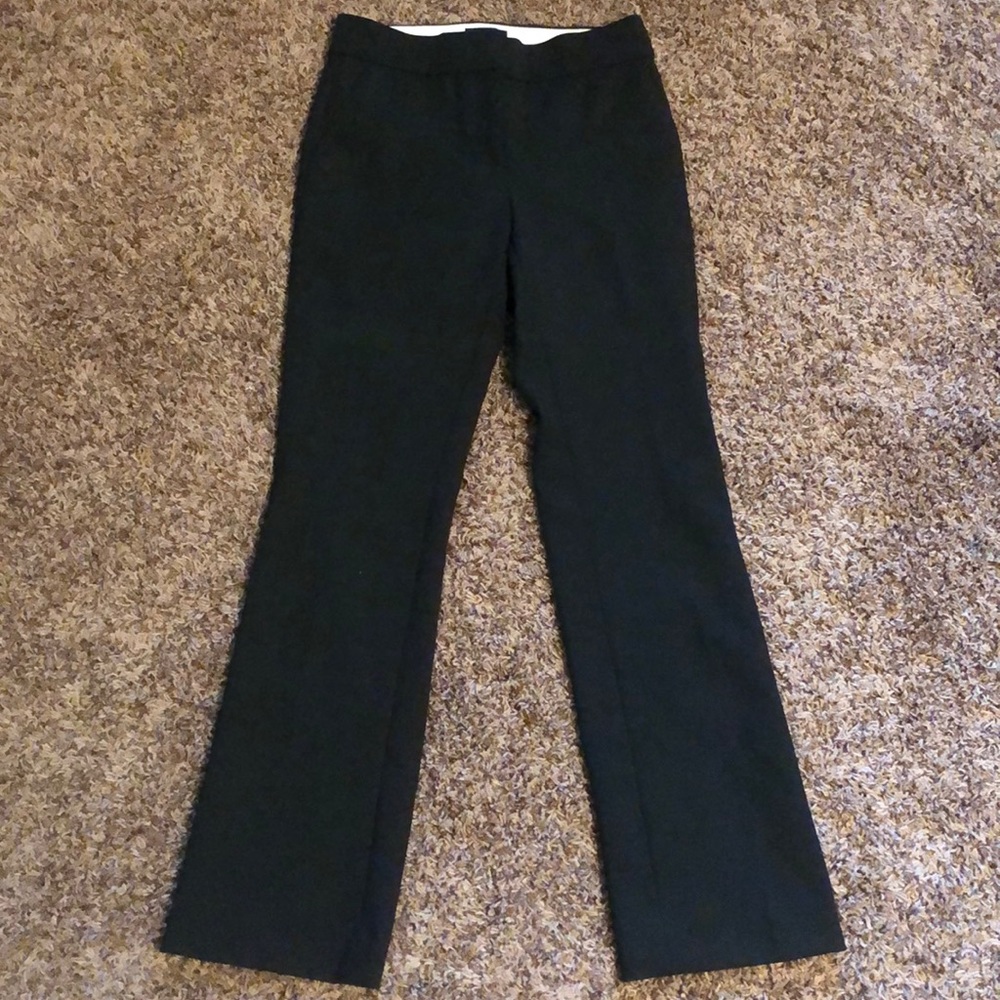 Black J Crew Work Trousers (boot cut)
